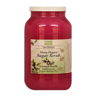BeBeauty Spa Collection,Honey Organic SugarScrub, CSC2117G1, Rosemary n Vanilla,1Gallon KK0511